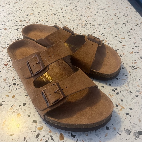 Birkenstock Arizona Mink suede. - Picture 2 of 4
